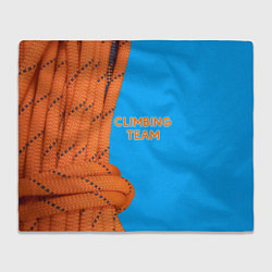 Плед флисовый Альпинистская веревка, цвет: 3D-велсофт