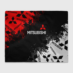 Плед флисовый Mitsubishi Sport Pattern, цвет: 3D-велсофт
