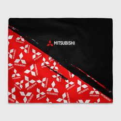 Плед флисовый Mitsubishi - Диагональ паттерн, цвет: 3D-велсофт