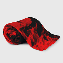 Плед флисовый Егор Крид огонь, цвет: 3D-велсофт — фото 2