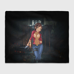 Плед флисовый Claire Redfield from Resident Evil 2 remake by sex, цвет: 3D-велсофт