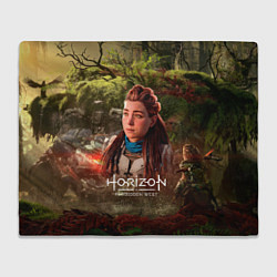 Плед флисовый Horizon Forbidden West Aloy, цвет: 3D-велсофт