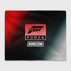 Плед флисовый FORZA HORIZON Карбон, цвет: 3D-велсофт