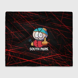 Плед флисовый Мультфильм Южный парк Эрик South Park, цвет: 3D-велсофт