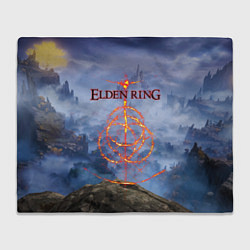 Плед флисовый Elden Ring, Logo, цвет: 3D-велсофт