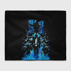 Плед флисовый Поднятие уровня в одиночку Со Джинву, цвет: 3D-велсофт