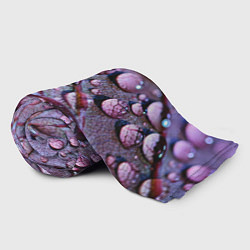 Плед флисовый Капели на листочке, цвет: 3D-велсофт — фото 2