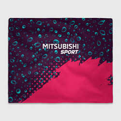 Плед флисовый MITSUBISHI Sport Краски, цвет: 3D-велсофт