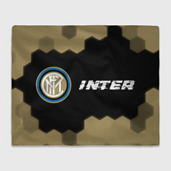Плед флисовый INTER Inter Графика, цвет: 3D-велсофт