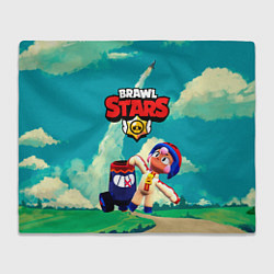 Плед флисовый Brawlstars Выстрел Бонни Bonny, цвет: 3D-велсофт