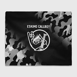 Плед флисовый Eskimo Callboy - КОТ - Камуфляж, цвет: 3D-велсофт