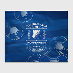 Плед флисовый Hoffenheim Football Club, цвет: 3D-велсофт