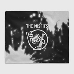 Плед флисовый The Misfits КОТ Краска, цвет: 3D-велсофт