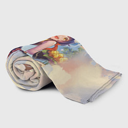 Плед флисовый Сян Лин Genshin Impact, цвет: 3D-велсофт — фото 2