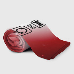 Плед флисовый Eat Sleep Forza Horizon Repeat, цвет: 3D-велсофт — фото 2