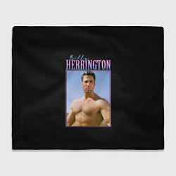 Плед флисовый Billy Herrington Photo, цвет: 3D-велсофт