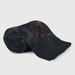Плед флисовый Тлеющий розы, цвет: 3D-велсофт — фото 2