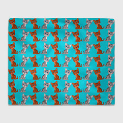 Плед флисовый CURIOUS KITTENS, цвет: 3D-велсофт