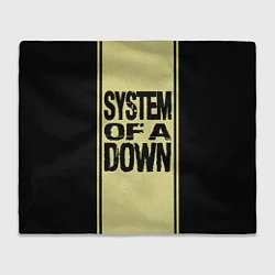 Плед флисовый System of a Down: 5 Album Bundle, цвет: 3D-велсофт