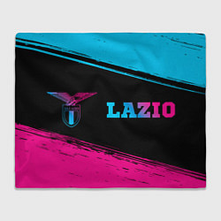 Плед флисовый Lazio Neon Gradient, цвет: 3D-велсофт
