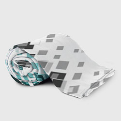 Плед флисовый Geometric pattern Геометрический узор ромбы, цвет: 3D-велсофт — фото 2