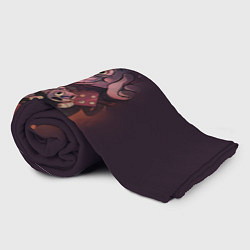 Плед флисовый Cuphead - Король кости, цвет: 3D-велсофт — фото 2