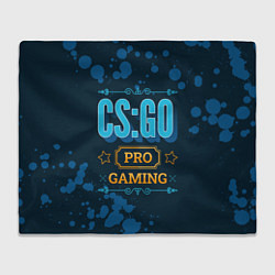 Плед флисовый Игра CS:GO: PRO Gaming, цвет: 3D-велсофт