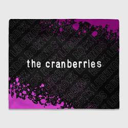 Плед флисовый The Cranberries Rock Legends, цвет: 3D-велсофт
