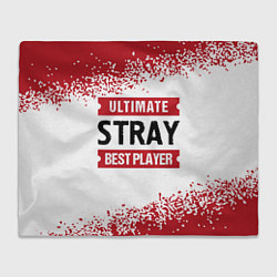 Плед флисовый Stray: best player ultimate, цвет: 3D-велсофт