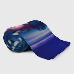 Плед флисовый Чери - киберпанк, цвет: 3D-велсофт — фото 2