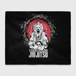Плед флисовый Jiu-Jitsu red sun Brazil, цвет: 3D-велсофт