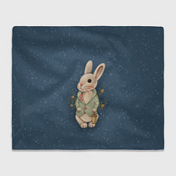 Плед флисовый Кролик с фонариком, цвет: 3D-велсофт