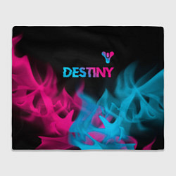 Плед Destiny - neon gradient: символ сверху