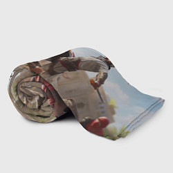 Плед флисовый Рошан Assassins creed Mirage, цвет: 3D-велсофт — фото 2