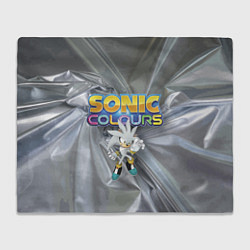 Плед флисовый Silver Hedgehog - Sonic - Video Game, цвет: 3D-велсофт