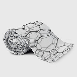 Плед флисовый Матричная сетка, цвет: 3D-велсофт — фото 2