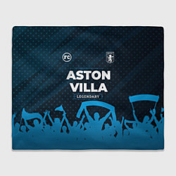 Плед флисовый Aston Villa legendary форма фанатов, цвет: 3D-велсофт