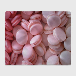 Плед флисовый Красные и розовые кексы, цвет: 3D-велсофт