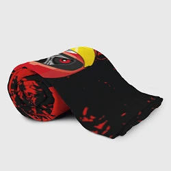 Плед флисовый Горилла в шлеме, цвет: 3D-велсофт — фото 2