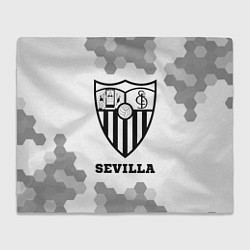 Плед флисовый Sevilla sport на светлом фоне, цвет: 3D-велсофт