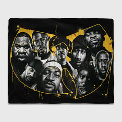 Плед флисовый Wu-Tang Clan, цвет: 3D-велсофт