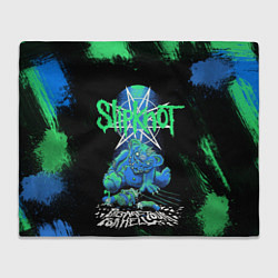 Плед флисовый Slipknot monster, цвет: 3D-велсофт