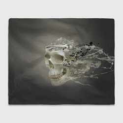 Плед флисовый Vanguard skull - destroyed, цвет: 3D-велсофт