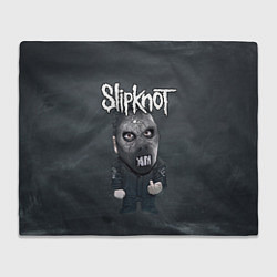 Плед флисовый Dark Slipknot, цвет: 3D-велсофт