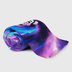 Плед флисовый FNAF неоновый космос, цвет: 3D-велсофт — фото 2