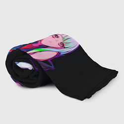 Плед флисовый Люси: Киберпанк, цвет: 3D-велсофт — фото 2
