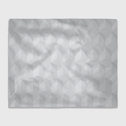 Плед флисовый Абстрактная серая геометрическая текстура, цвет: 3D-велсофт