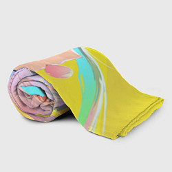 Плед флисовый Люси жует жвачку, цвет: 3D-велсофт — фото 2