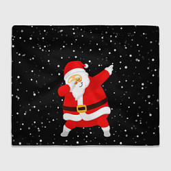 Плед флисовый Дед мороз дэбует, цвет: 3D-велсофт