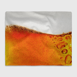Плед флисовый Тёмное пиво, цвет: 3D-велсофт